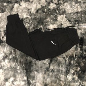 BLACK JOGGERS SWEATPANTS THICK BAGGY WITH ZIPPERS PANTS